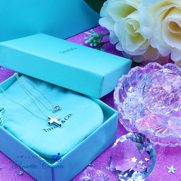 ◆新品◆値下げ交渉 は 質問で◆未使用◆ティファニー◆テンダネスハートクロスネックレス◆拍卖