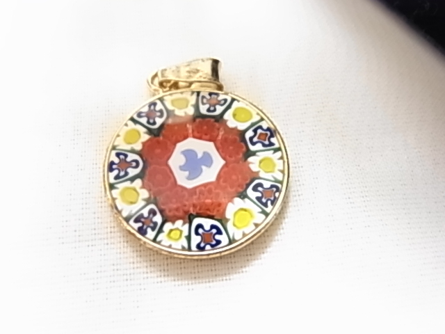 Antica Murrina Venezianaアンティカムリーナ 華やかで美しいベネチアンガラスAMV刻印 伝統的ガラス技術イタリア ペンダントトップ◎◎拍卖