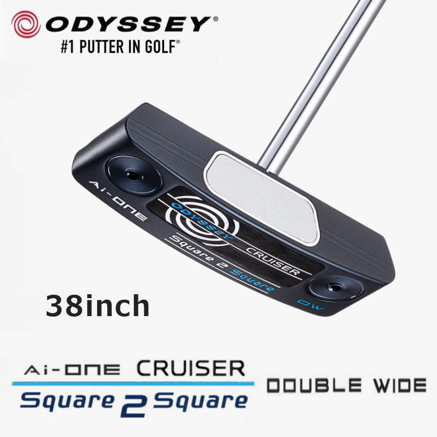 ★☆オデッセイ Ai-ONE CRUISER “ Square 2 Square ” DOUBLE WIDE 中尺パター 38inch 新品☆★拍卖