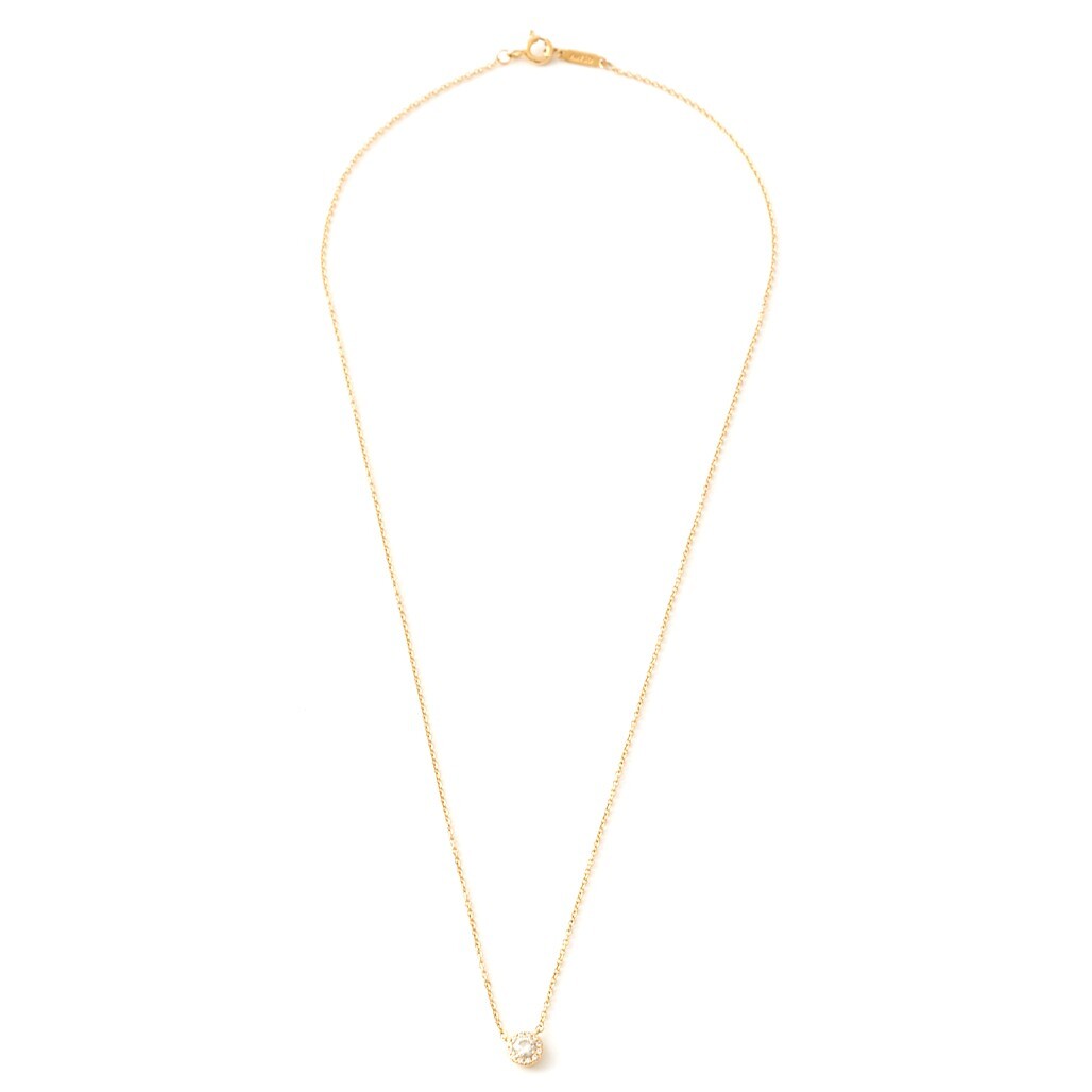 TIFFANY&Co. ティファニー ソレスト ペンダント ネックレス K18YG/ダイヤモンド イエローゴールド ジュエリー アクセサリー レディース拍卖