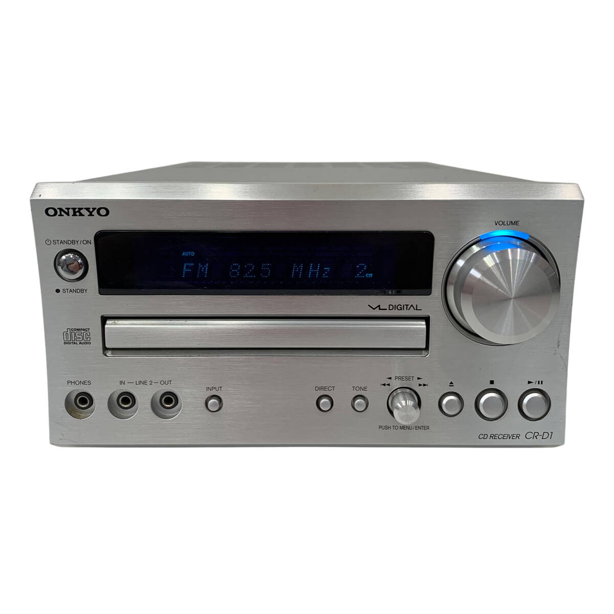 25C130_2 ONKYO オンキョー CD RECEIVER CR-D1 2008年製 音響機器 オーディオ 現状品 中古拍卖