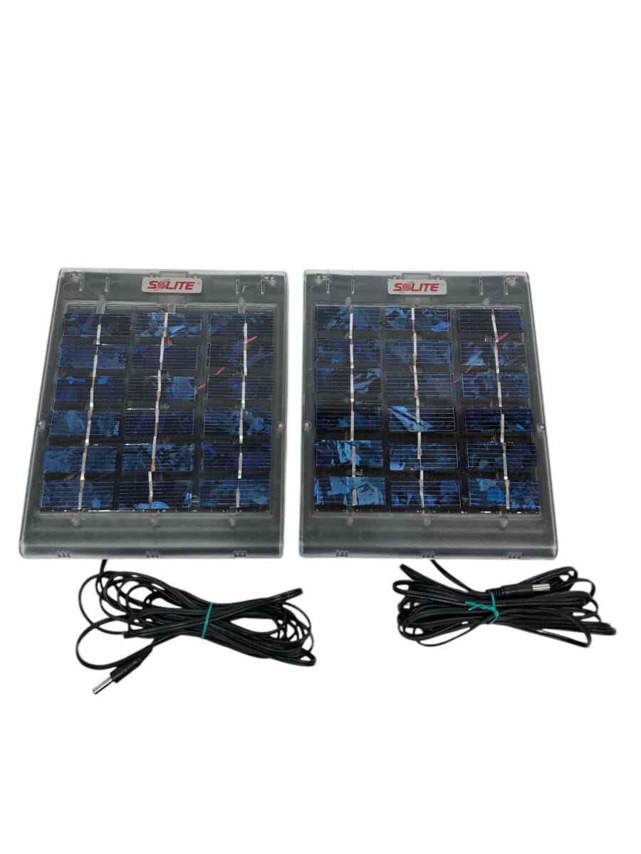 25R094 2 SOLITE ソーラーミニパネル 太陽光ミニパネル SOLAR MODULE SW-148 6V 2個セット ジャンク品拍卖
