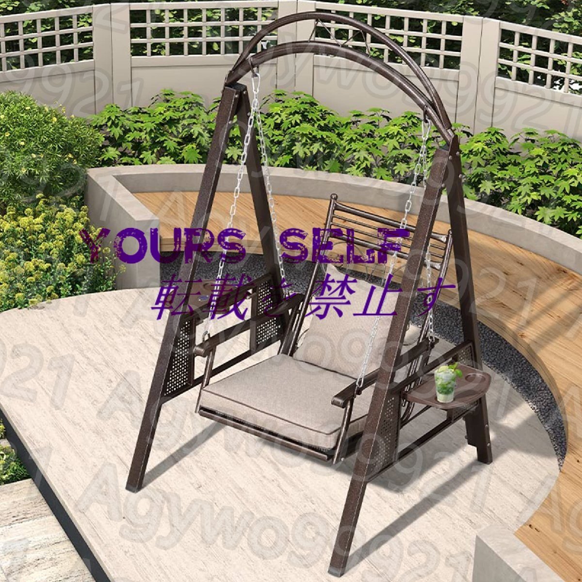 屋外 パティオスイングチェア アイアンスイング ロッキングチェア ガーデンチェア ベンチ パークベンチ バルコニーベンチ 家庭用拍卖