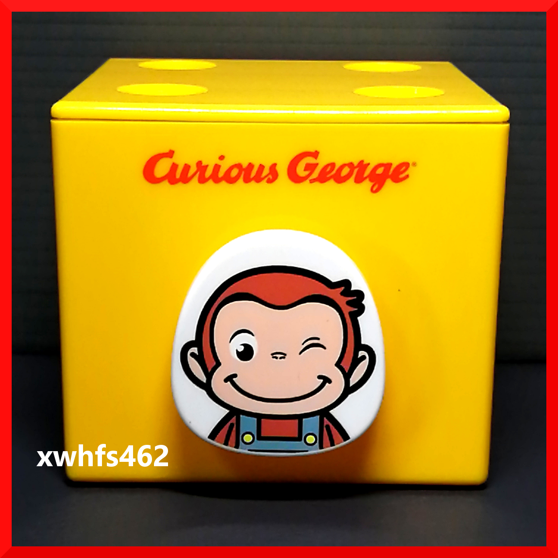 新品即決 おさるのジョージ スタッキングチェスト ウィンク 卓上収納 小物入れ 引き出し 小さめ 小物収納 ミニ 整理整頓 おさるさん zak拍卖