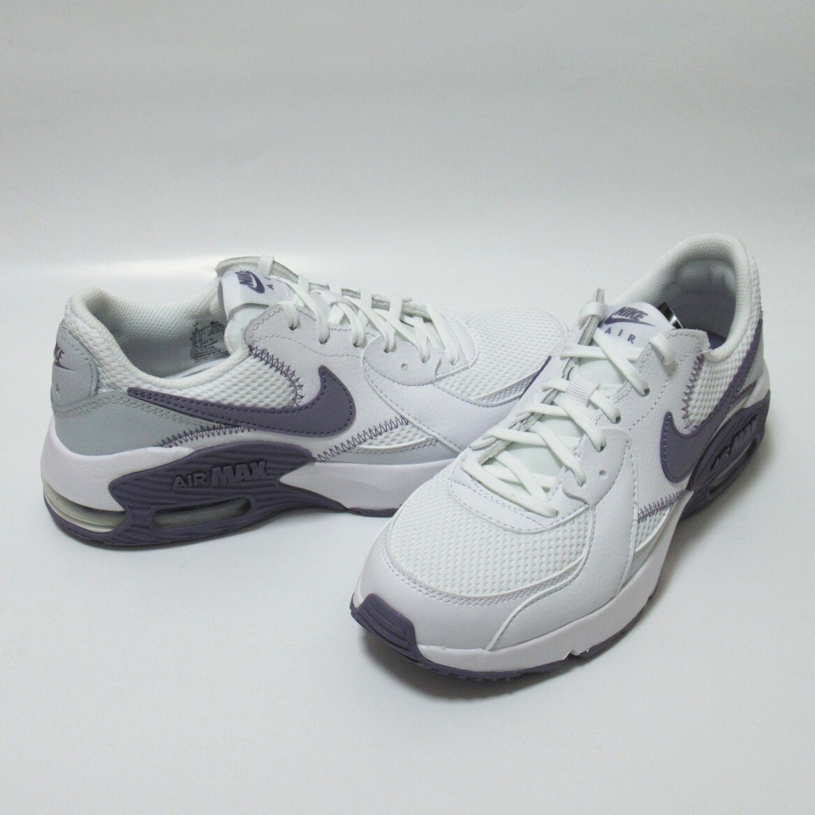 NIKE WMNS AIR MAX EXCEE 白 紫 28cm ナイキ レディース エアマックス エクシー デイブレイク HF4992-100拍卖