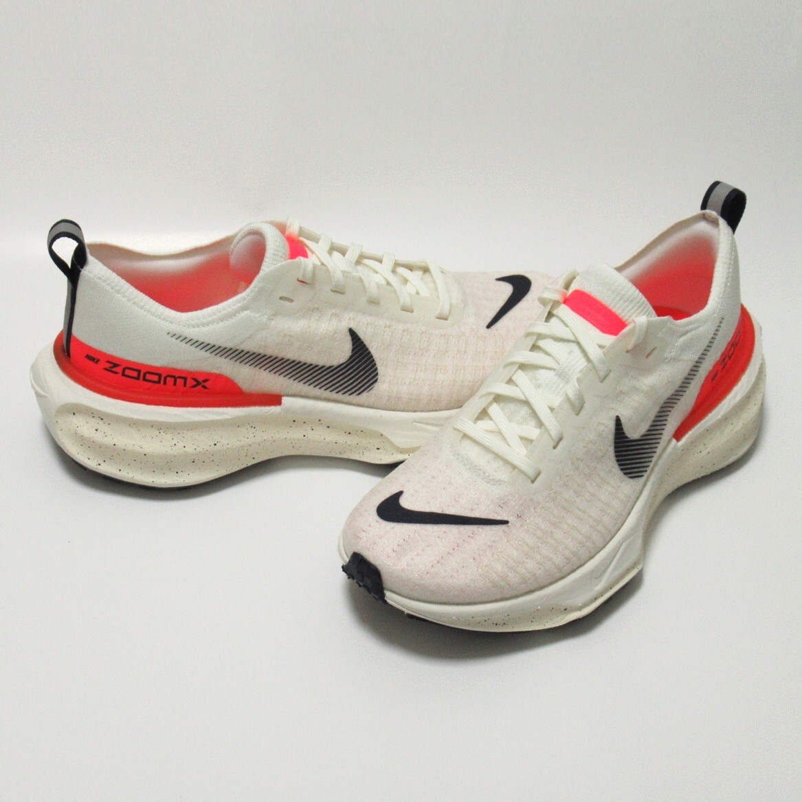 NIKE ZOOMX INVINCIBLE RUN FK 3 白 赤 24.5cm ナイキ ズームX インヴィンシブル ランニング フライニット ホワイト DR2615-101拍卖