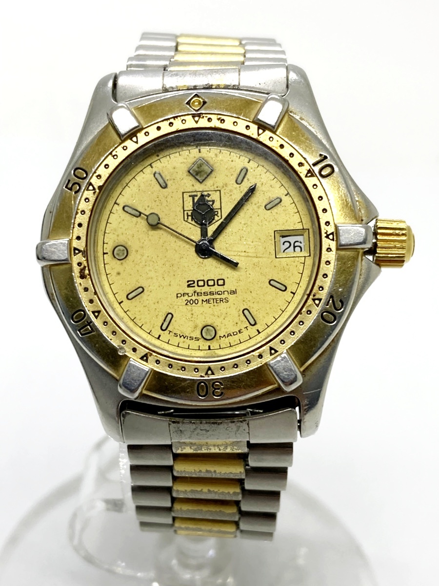 ◆◆【TAG HEUER】 タグホイヤー プロフェッショナル2000 クォーツ ボーイズ 964.013 メンズ時計 ジャンク oi ◆◆拍卖