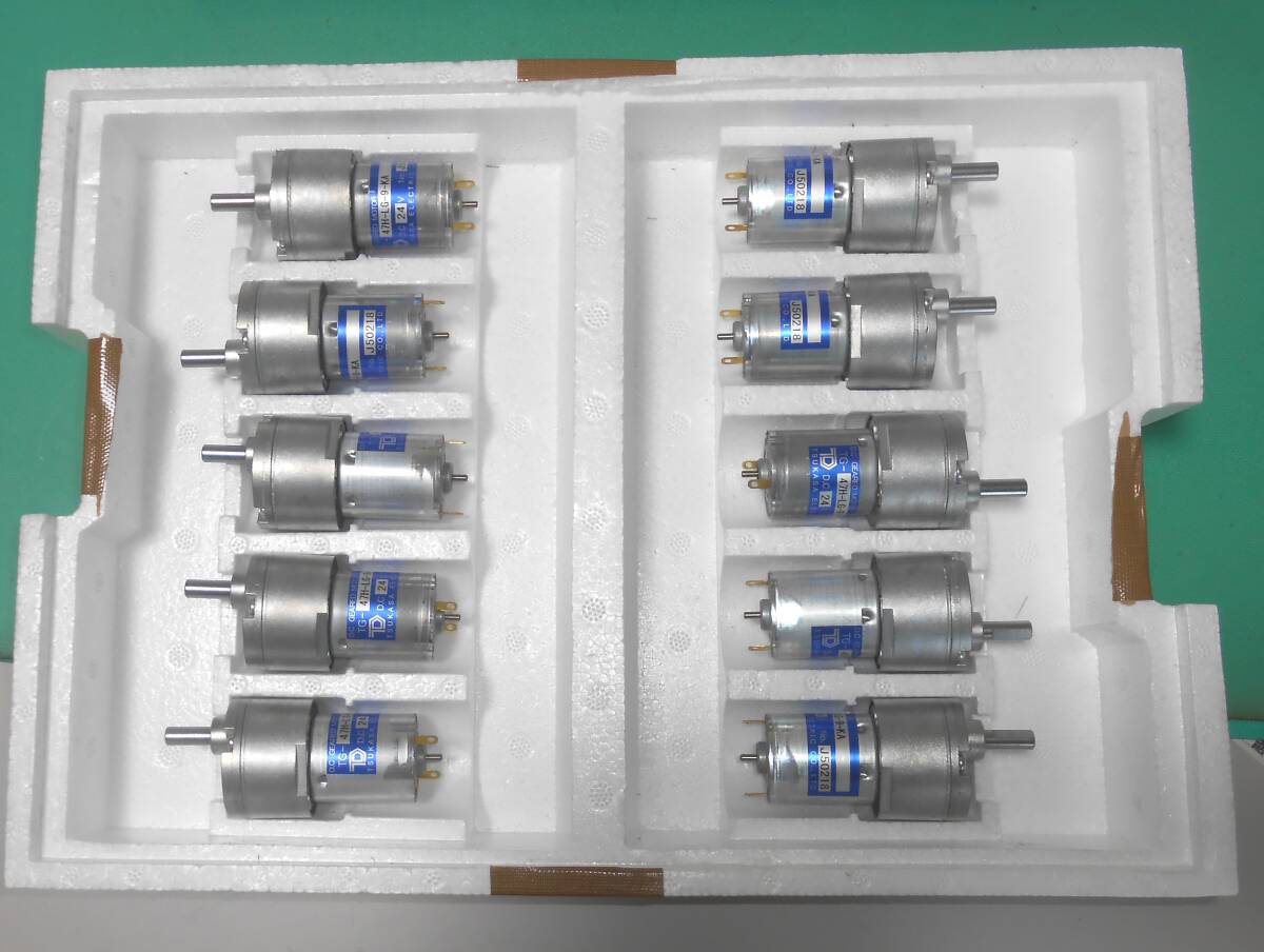 ツカサ電工 DCギヤドモータ TG-47H-LG-9-KA DC 24 V 定格回転数 1239rpm 10ケ 即納 未使用拍卖