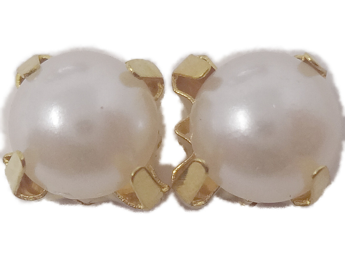 キラリ手芸部 No.3782ビジュー パーツ 手芸用 ツメ有り(アクリル)パール風0.5×0.5cm_6個入り拍卖