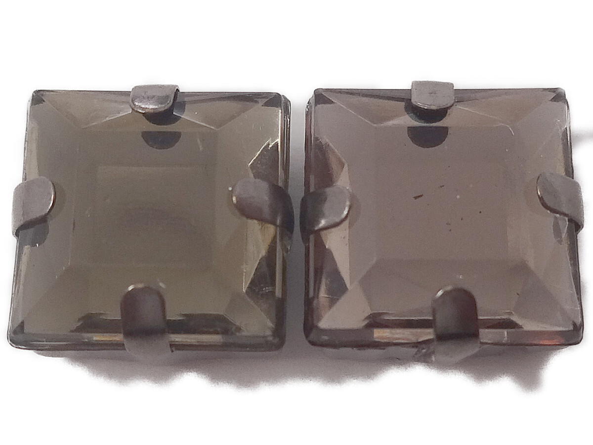 キラリ手芸部 No1525ビジュー パーツ 手芸用 ツメ有り(アクリル)茶色(ブラウン)1.0×1.0cm_5個入り拍卖