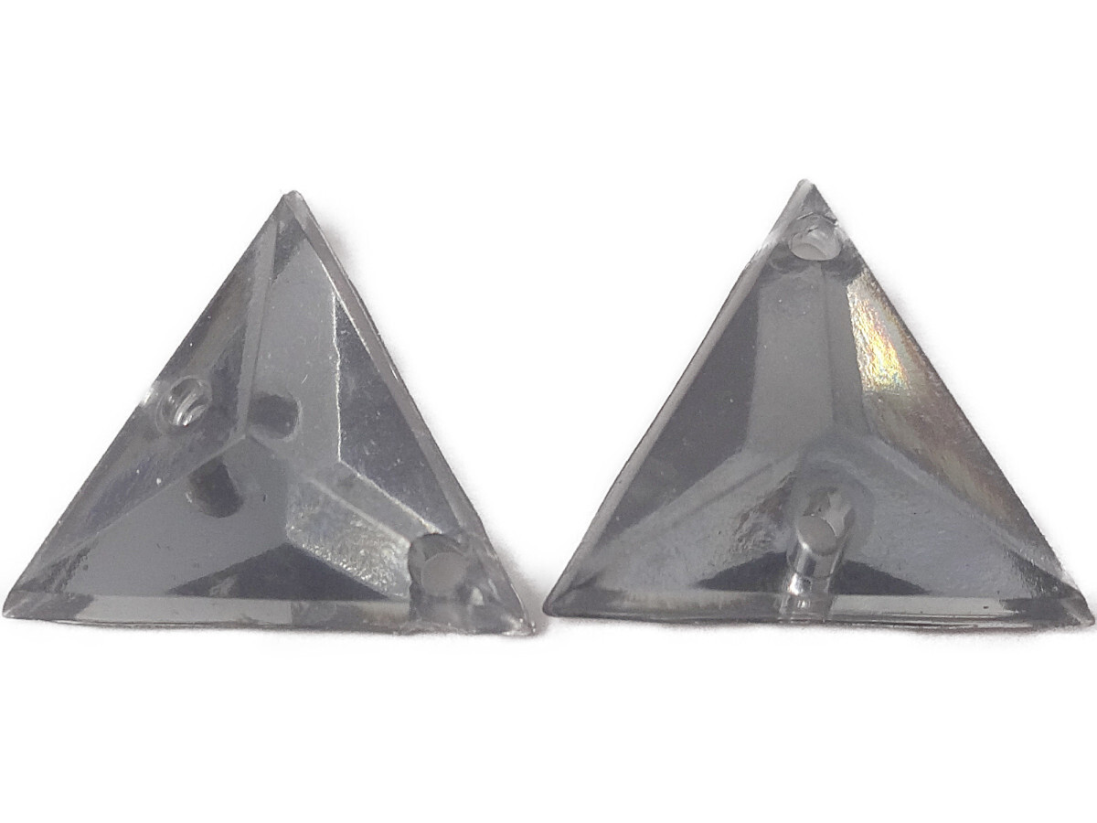 キラリ手芸部 No.3877ビジュー パーツ 手芸用 ソーオン ストーン(アクリル)グレー_1cm×1cm_10個入り拍卖