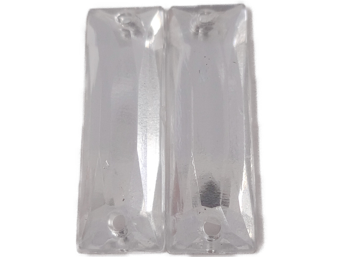 キラリ手芸部 No.2740ビジュー パーツ 手芸用 ソーオン ストーン(アクリル)クリスタル2.0×0.7cm_10個入り拍卖