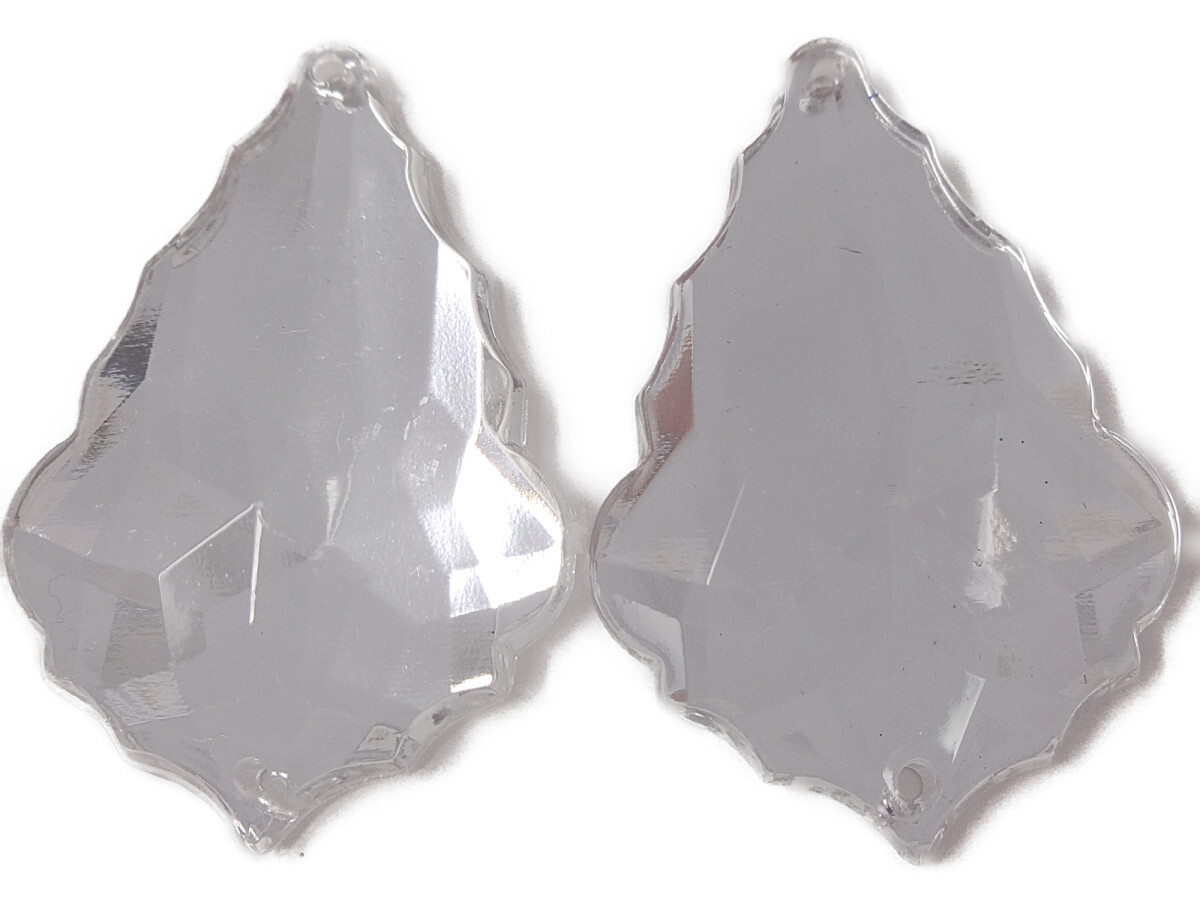 キラリ手芸部 No.2363ビジュー パーツ 手芸用 ソーオン ストーン(アクリル)クリスタル_3.6cm×2.4cm_2個入り拍卖