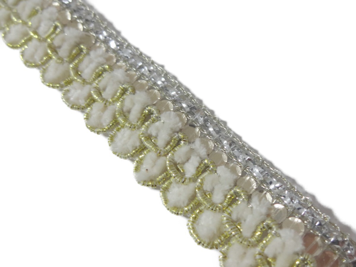 キラリ手芸部 No.5150_ブレード 手芸用(金色:ゴールド)幅1.5cm×長さ2m拍卖