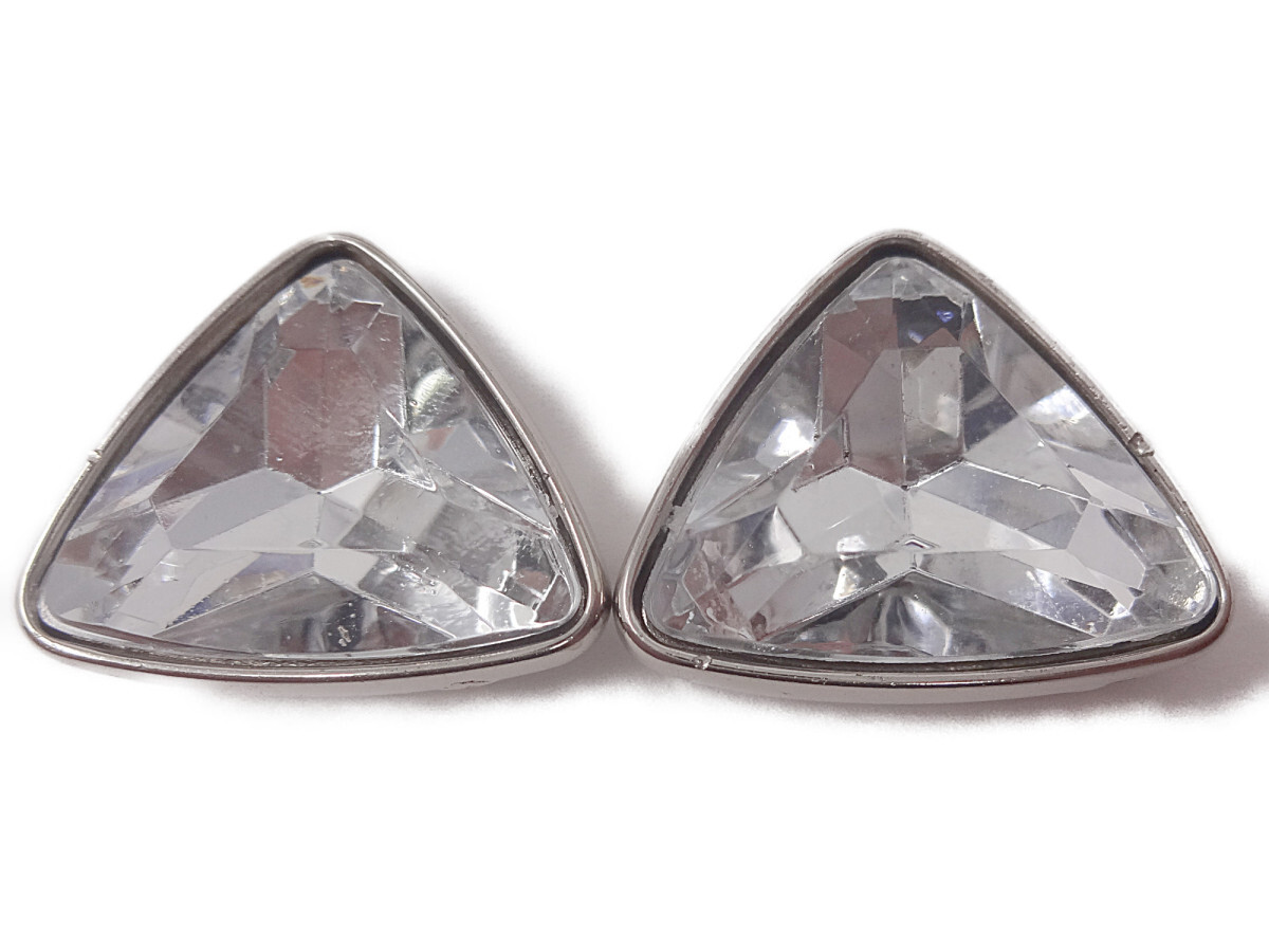 キラリ手芸部 No.1805ビジュー パーツ 手芸用 ツメ有り(アクリル)_クリスタル_2.0×2.5cm_2個入り拍卖