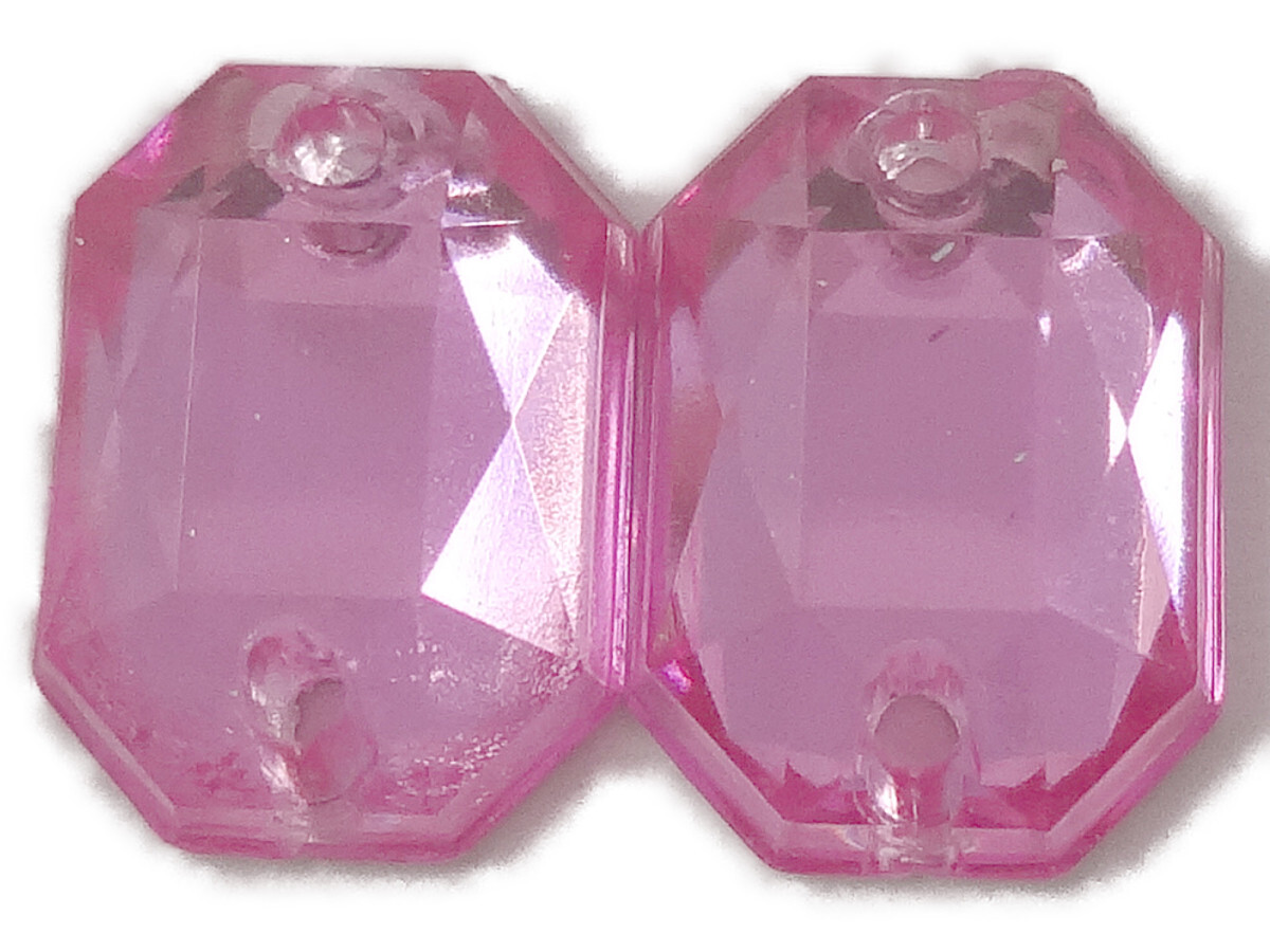 キラリ手芸部 No.3729ビジュー パーツ 手芸用 ソーオン ストーン(アクリル)ピンク色_0.5×0.8cm_50個入り拍卖