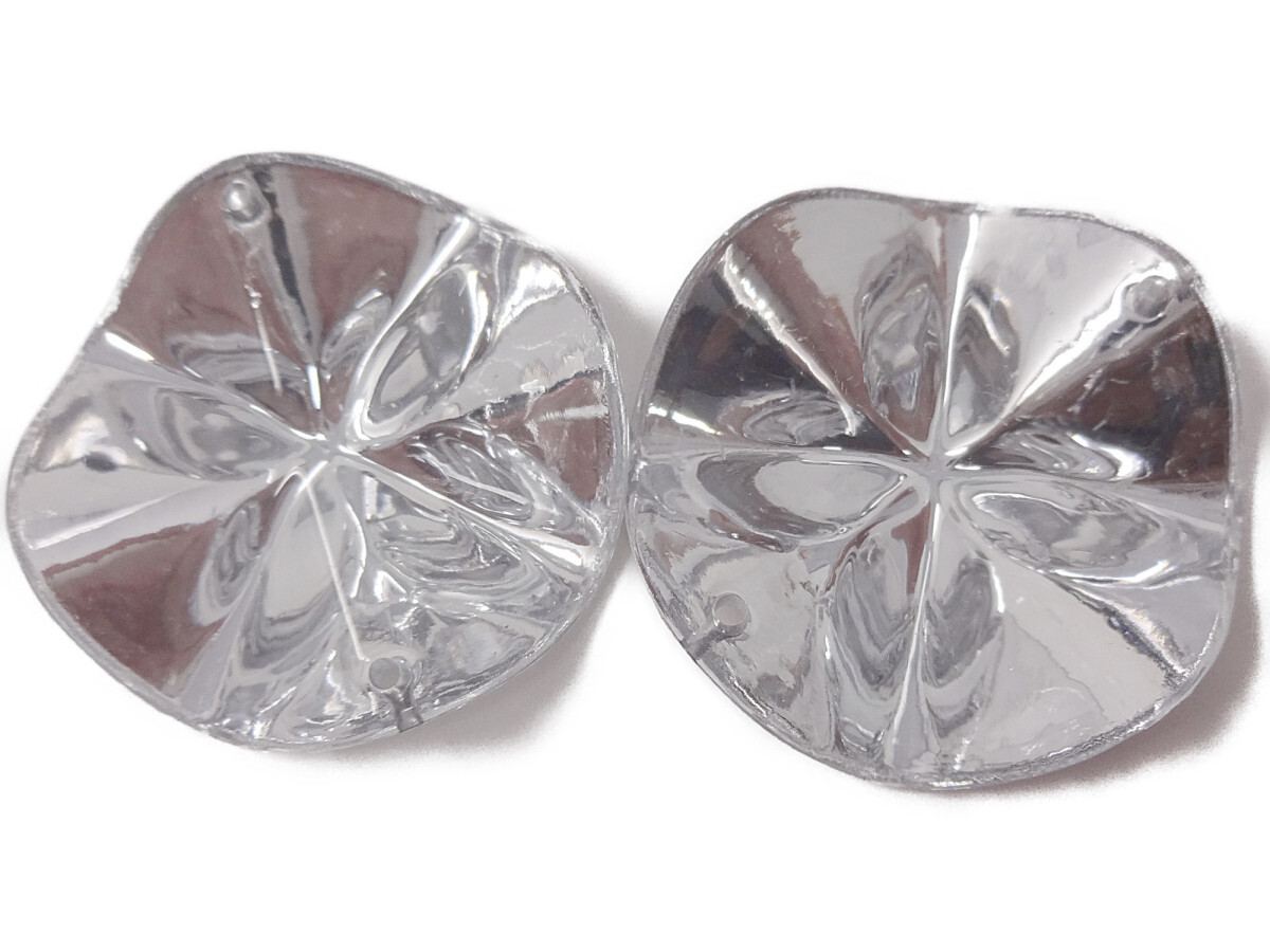 キラリ手芸部 No1099ビジュー パーツ 手芸用 ソーオン ストーン(アクリル)クリスタル_3.0×3.0cm_2個入り拍卖