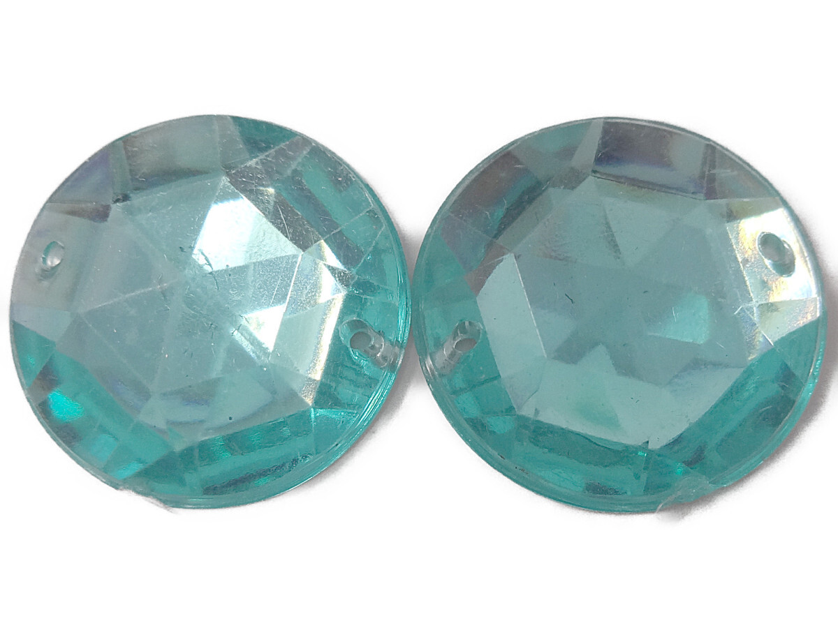 キラリ手芸部 No.3979ビジュー パーツ 手芸用 ソーオン ストーン(アクリル)緑色(グリーン)1.8×1.8cm_7個入り拍卖