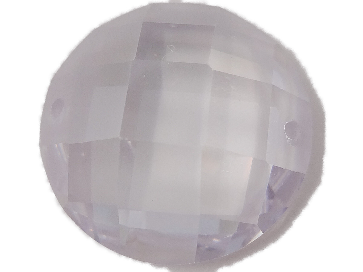 キラリ手芸部 No.3949ビジュー パーツ 手芸用 ソーオン ストーン(キュービックジルコニア)クリスタル(円形) 1.5×1.5cm_1個入り拍卖