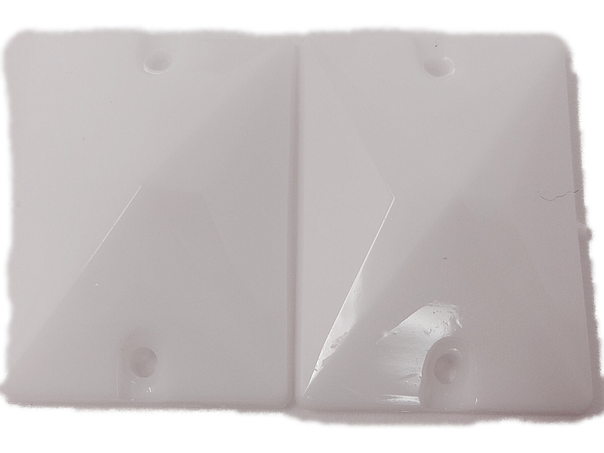 キラリ手芸部 No.913ビジュー パーツ 手芸用 ソーオン ストーン(アクリル)白色(ホワイト)_1.8×2.5cm_4個入り拍卖