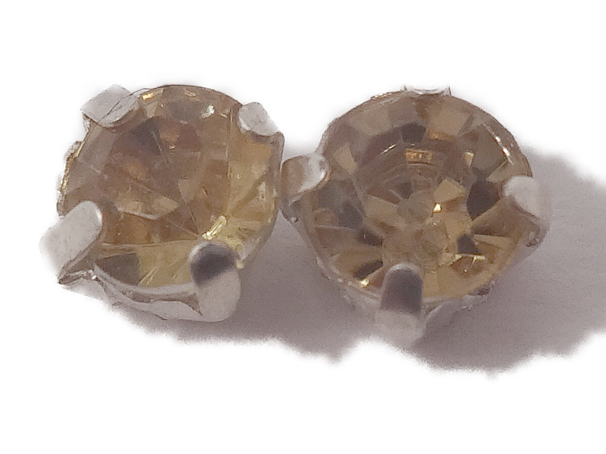 キラリ手芸部 No1414ビジュー パーツ 手芸用 ツメ有り(アクリル)茶色(ブラウン) 0.3×0.3cm_20個入り拍卖