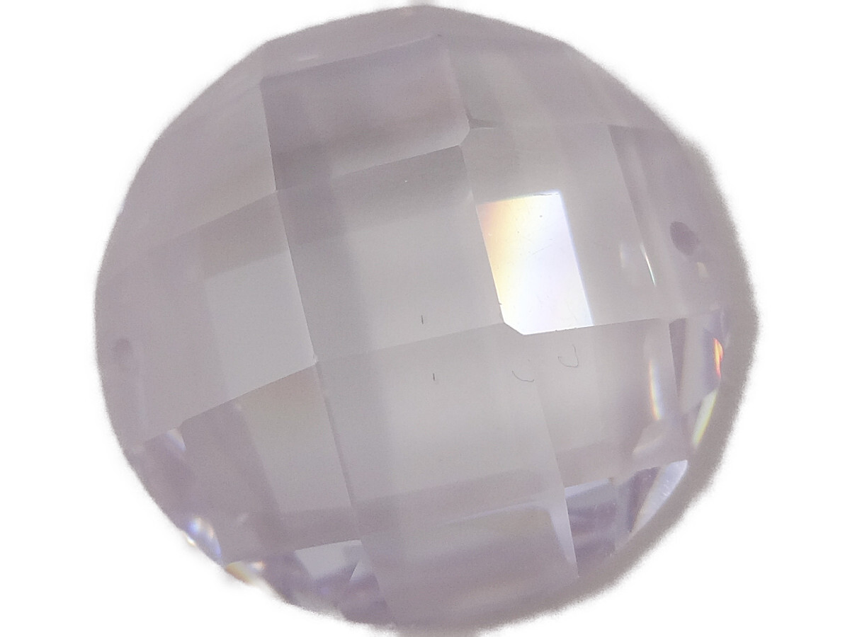 キラリ手芸部 No.3950ビジュー パーツ 手芸用 ソーオン ストーン(キュービックジルコニア)クリスタル(円形) 2.0×2.0cm_1個入り拍卖