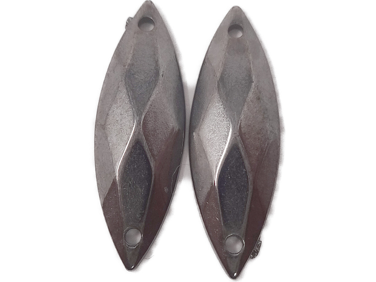 キラリ手芸部 No.2694ビジュー パーツ 手芸用 ソーオン ストーン(アクリル)ブロンズ_0.7×2.0cm_12個入り拍卖