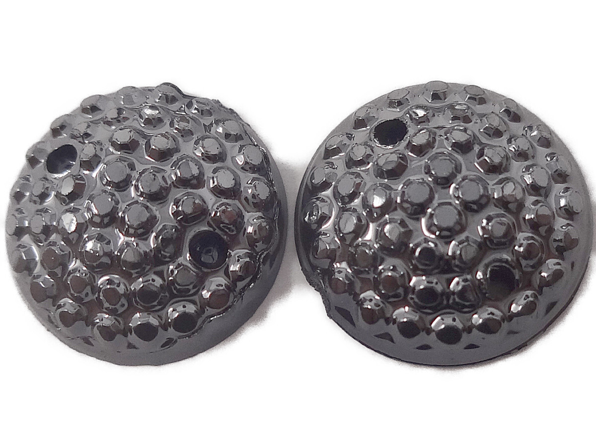 キラリ手芸部 No.2294ビジュー パーツ 手芸用 ソーオン ストーン(アクリル)黒色(ブラック)_1.0cm×1.0cm_16個入り拍卖