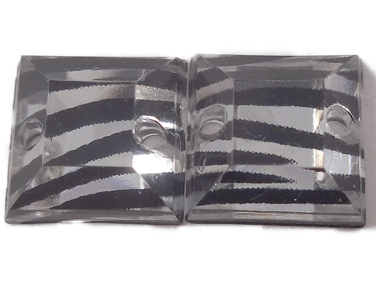 キラリ手芸部 No640ビジュー パーツ 手芸用 ソーオン ストーン(アクリル)ゼブラ柄0.8×0.8cm_30個入り拍卖