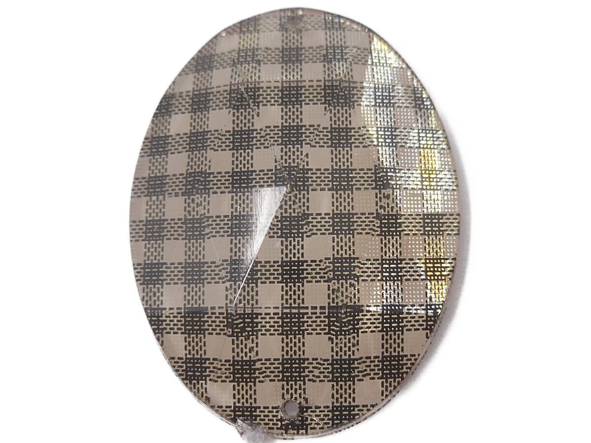 キラリ手芸部 No646ビジュー パーツ 手芸用 ソーオン ストーン(アクリル)チェック柄3.0×4.0cm_1個入り拍卖