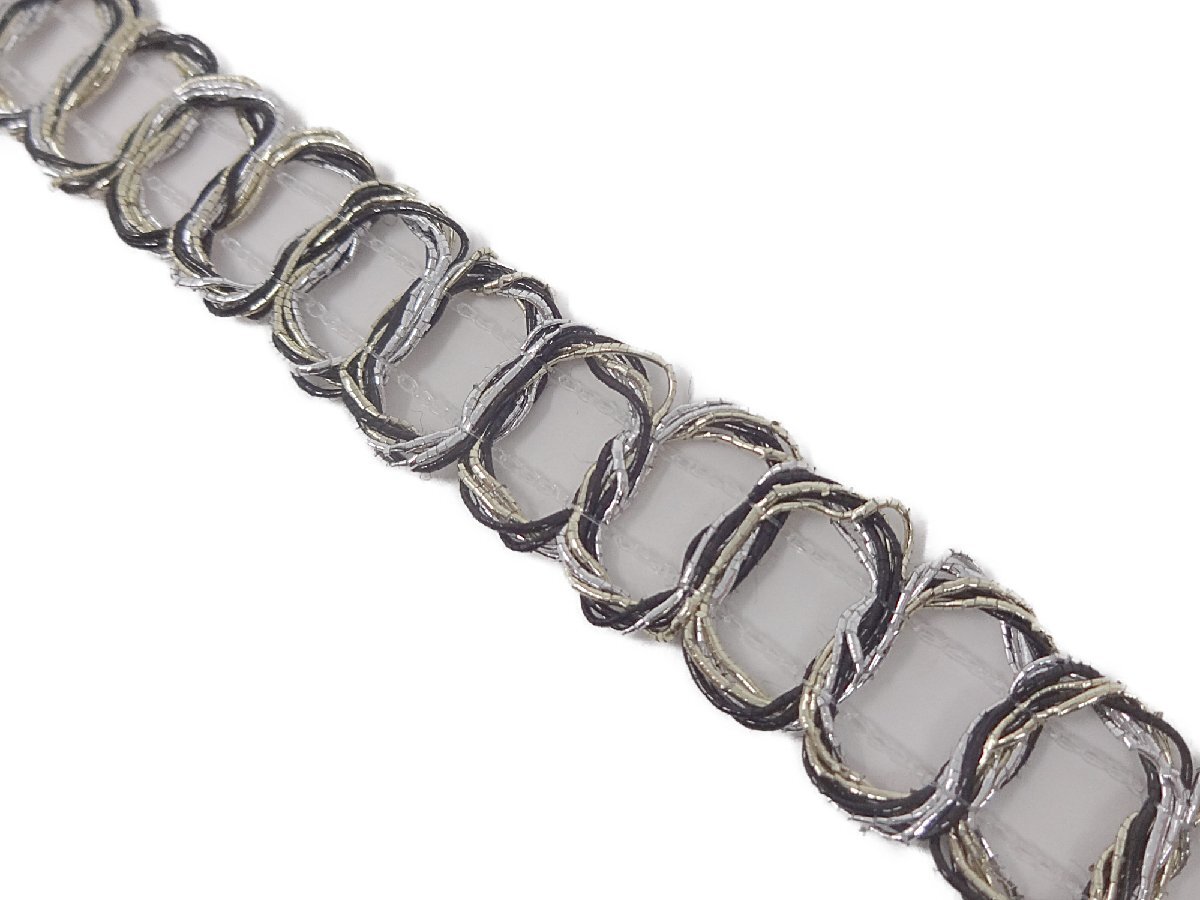 キラリ手芸部 No.5248ブレード 手芸用(黒色:ブラック)幅1.3cm×長さ3m巻き拍卖