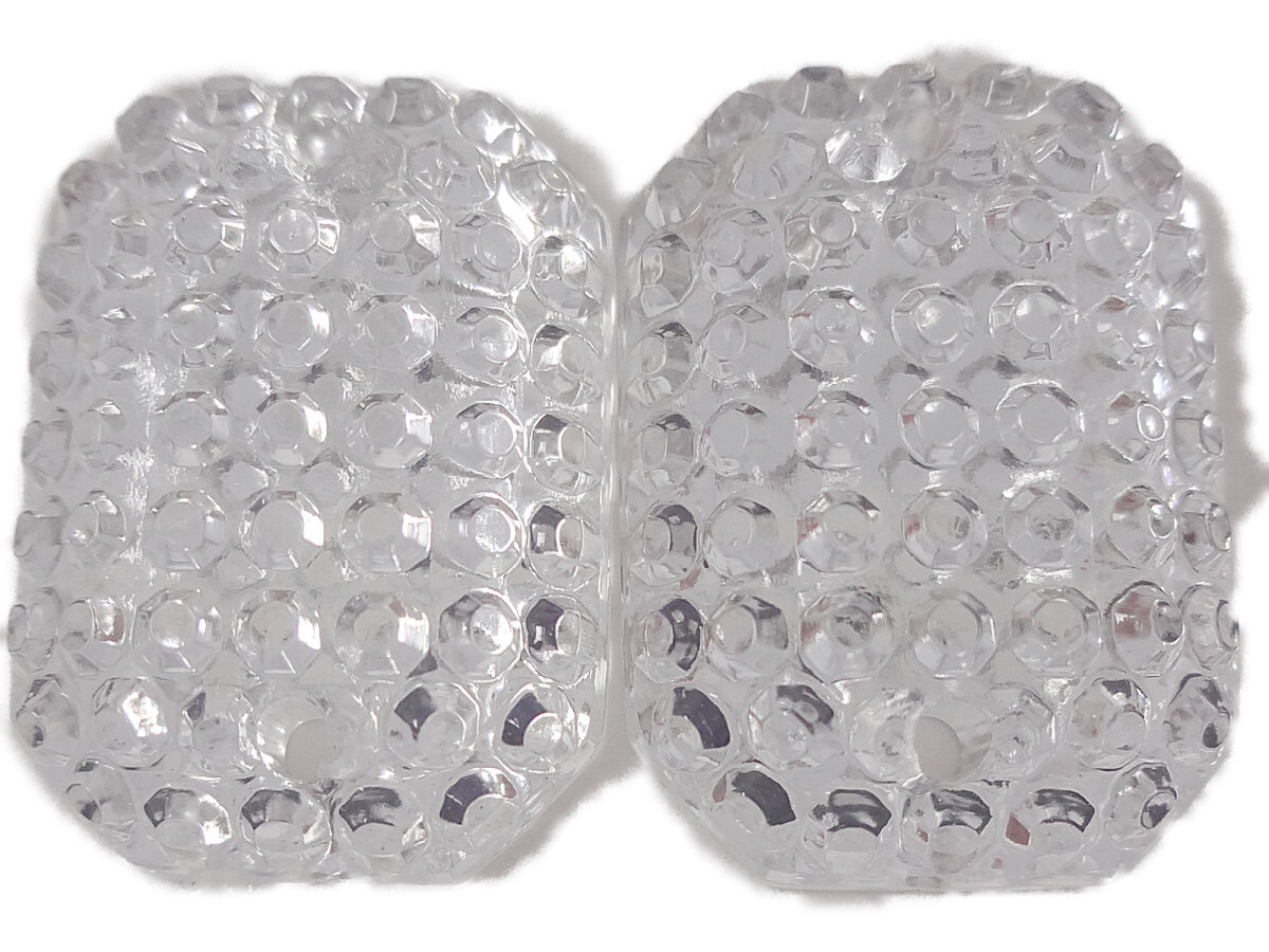 キラリ手芸部 No1556ビジュー パーツ 手芸用 ソーオン ストーン(アクリル)クリスタル1.3×1.8cm_7個入り拍卖