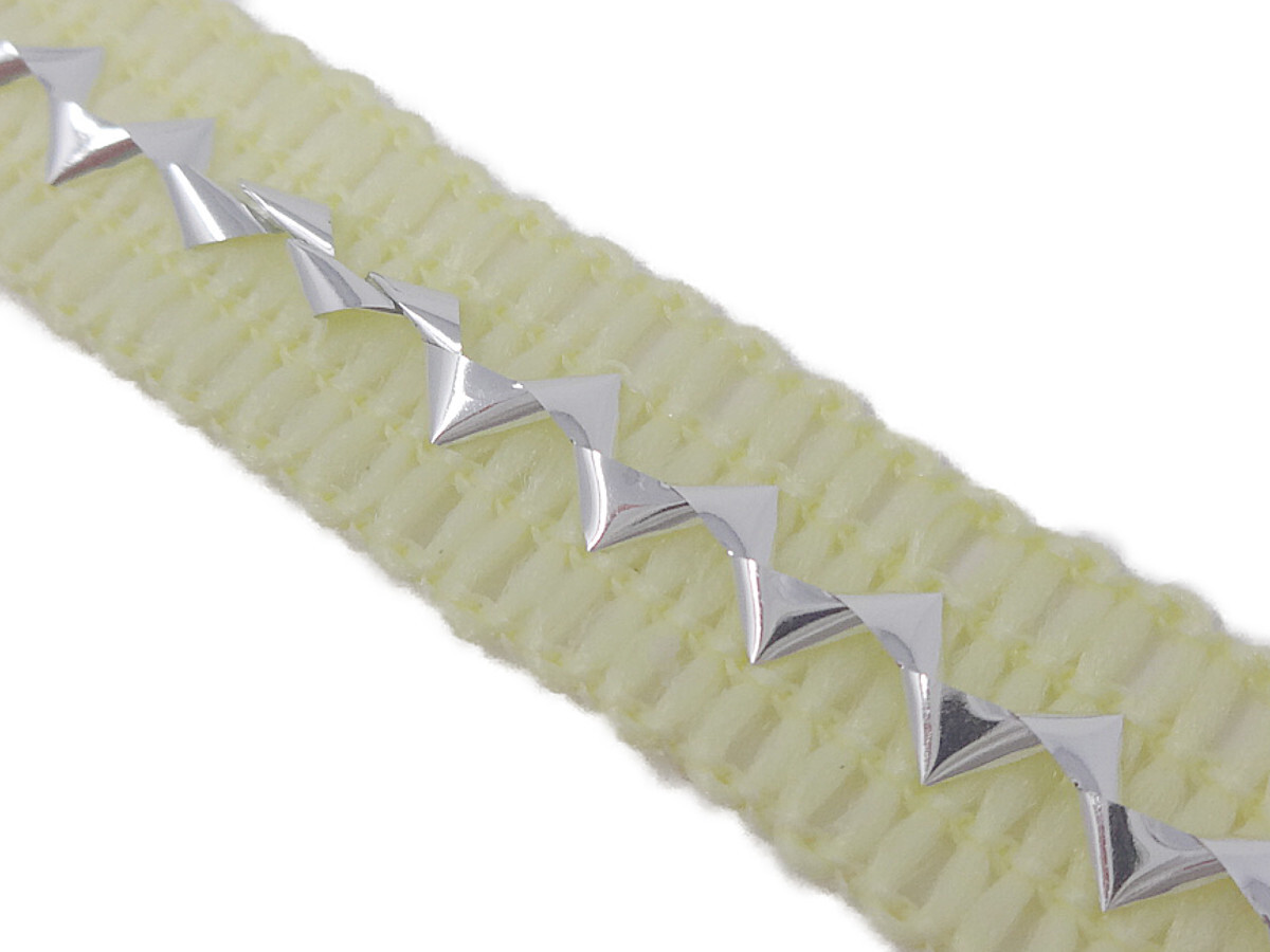 キラリ手芸部 No.1182_ブレード 手芸用_白色(クリーム)_幅1.3cm×5m巻き拍卖