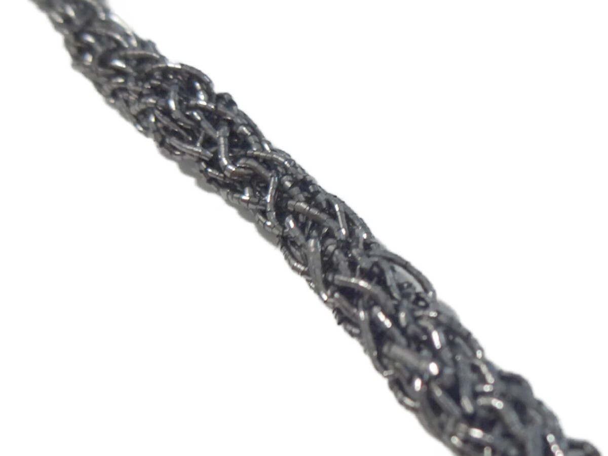 キラリ手芸部 No.5278ブレード 手芸用(ひも)(黒色:ブラック)幅0.4cm×長さ3m巻き拍卖