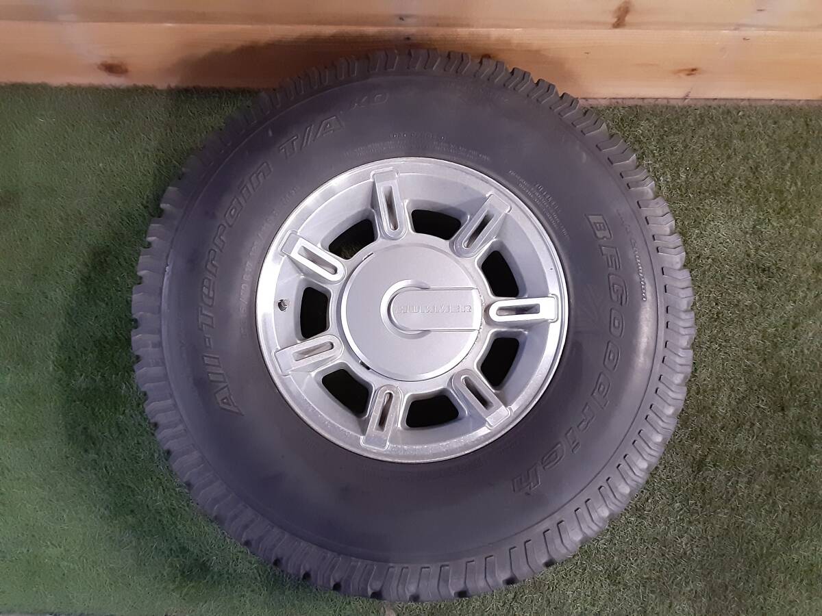 ハマーHUMMER H2 純正 アルミホイール センター キャップ背面タイヤ スペアタイヤ 17×8.5J+18 PCD165.1 8穴 BF Goodrich All-Terrain拍卖