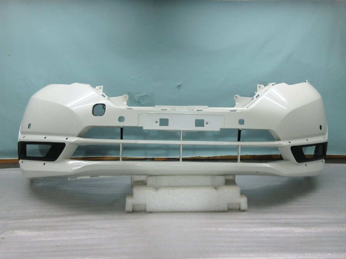 ◆ E12 ノート シーギア NOTE C-Gear 後期 純正 フロントバンパー 62022-5WJ0H ブリリアントホワイトパール拍卖