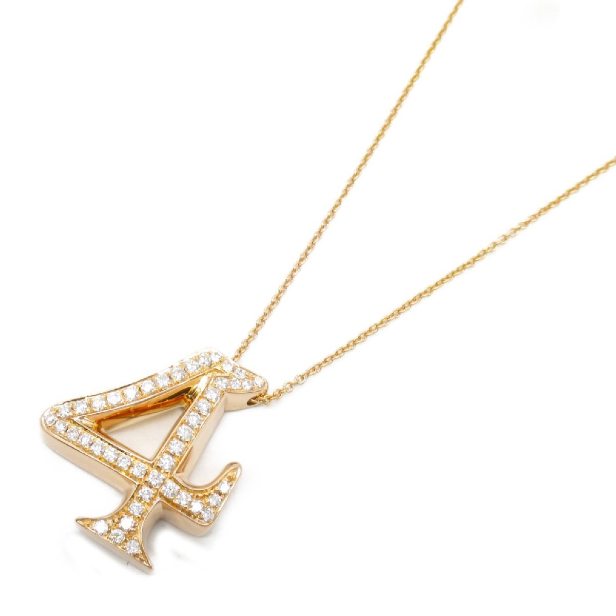 フランクミュラー タリスマン ナンバー ネックレス ダイヤ ブランドオフ FRANCK MULLER K18PG(ピンクゴールド) ネックレス 750PG 中古拍卖