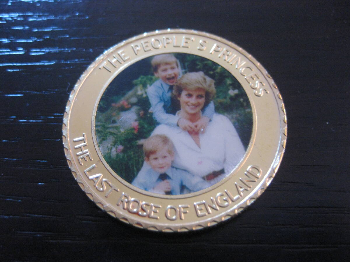 英国 ダイアナ妃追悼 記念メダル★ゴールドメッキコイン拍卖