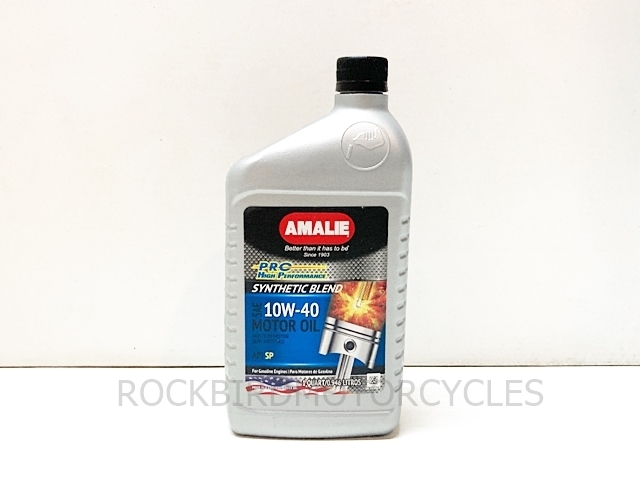 AMALIE OIL / アマリ オイル シンセティックブレンド(部分化学合成油) 10W40 現行トライアンフ/高性能なモダンクラシックに拍卖