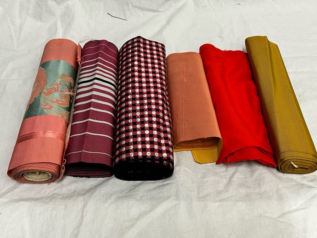 反物 6本 和装 和服 日本製 リメイク素材 たんもの まとめ売り リメイク拍卖