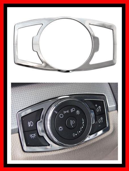 【クローム/ステンレス製】フォード エクスプローラー フォーカス FORD ライト コントロール ベゼル グリル ミラー ヘッドライト スイッチ拍卖