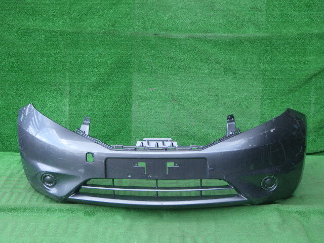 E12 NE12 前期 ノート 純正フロントバンパー 日産NOTE グレー 62022 3VA0H拍卖