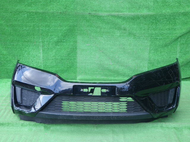 GK3 GK4 GK5 GK6 フィット GP5 フィットハイブリッド 前期 純正フロントバンパー 黒 71101-T5A-0000 左 右 ホールカバー ロアグリル付拍卖