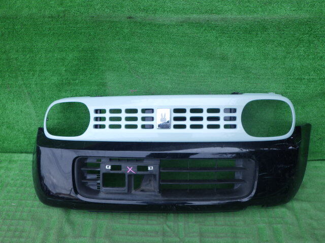 HE22S アルトラパン 純正フロントバンパー ラパン 黒 71711-85K50 おまけ ロア グリル付拍卖