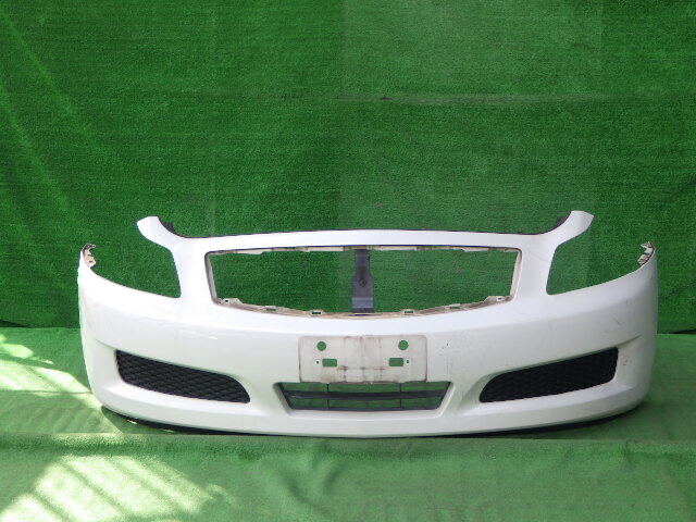 V36 NV36 PV36 前期 スカイライン セダン 純正フロントバンパー 白 パール 62022 JK60H拍卖