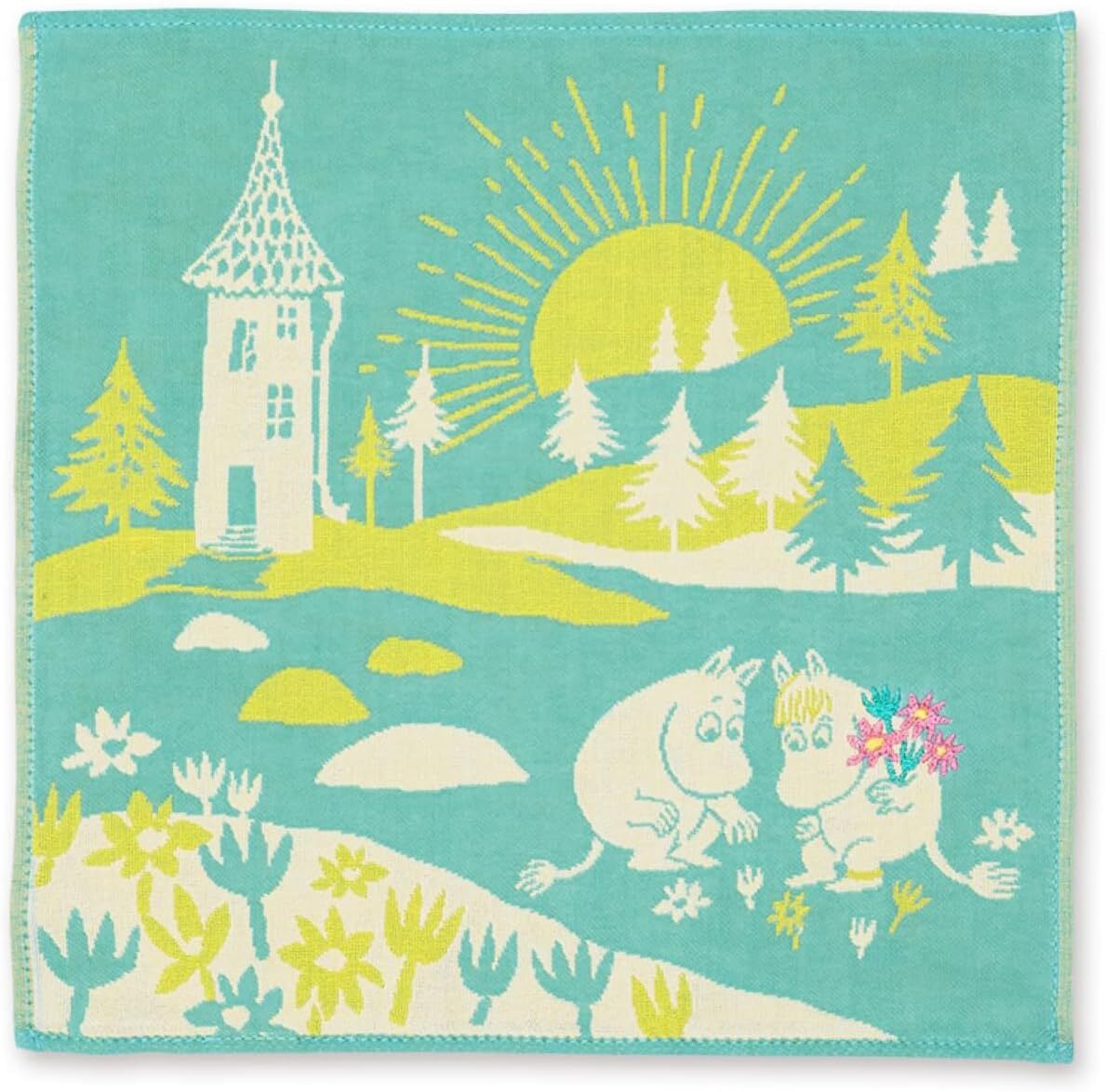 ムーミン 三重ガーゼハンカチ 花束 MOOMIN リトルミイ ハンドタオル メール便対応拍卖