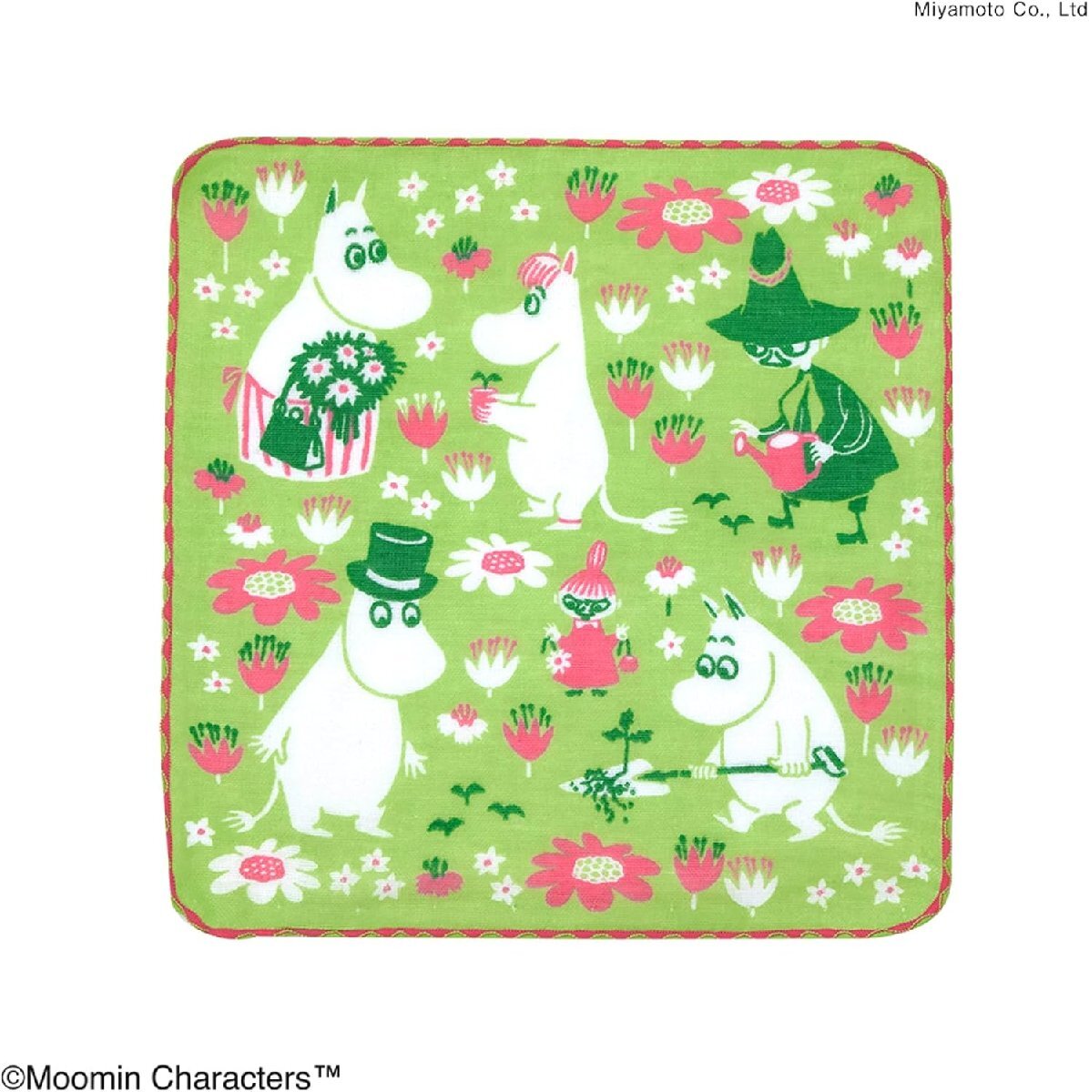 ムーミン ガーゼパイルハンカチ 春 ムーミン フレンズ ガーデニング MOOMIN リトルミイ ハンドタオル メール便対応拍卖