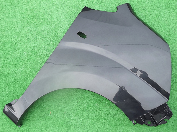 ☆準良品,送料安,X07,ブラックマイカメタリック★ムーヴLA150S/LA160S右フロントフェンダー★ムーブ,ステラLA150F/LA160F,純正パネル黒Re:P拍卖