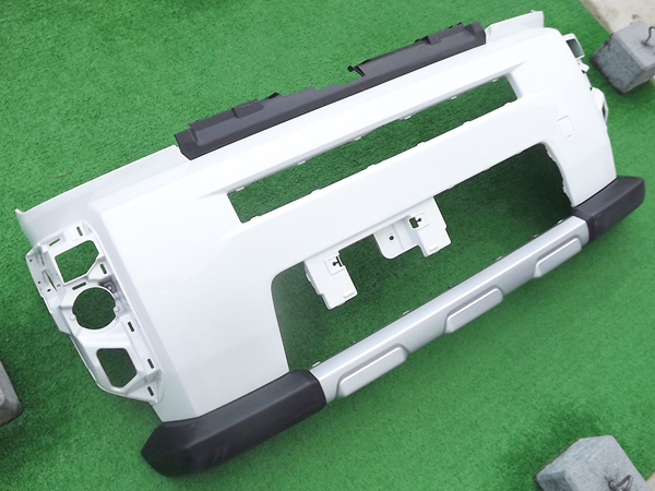 ☆準良品,送料安,ロア付,ホワイトパール★タフトLA900S/LA910Sフロントバンパー上下★純正,アッパー,上,アンダー,下,セット,白★Re:P拍卖