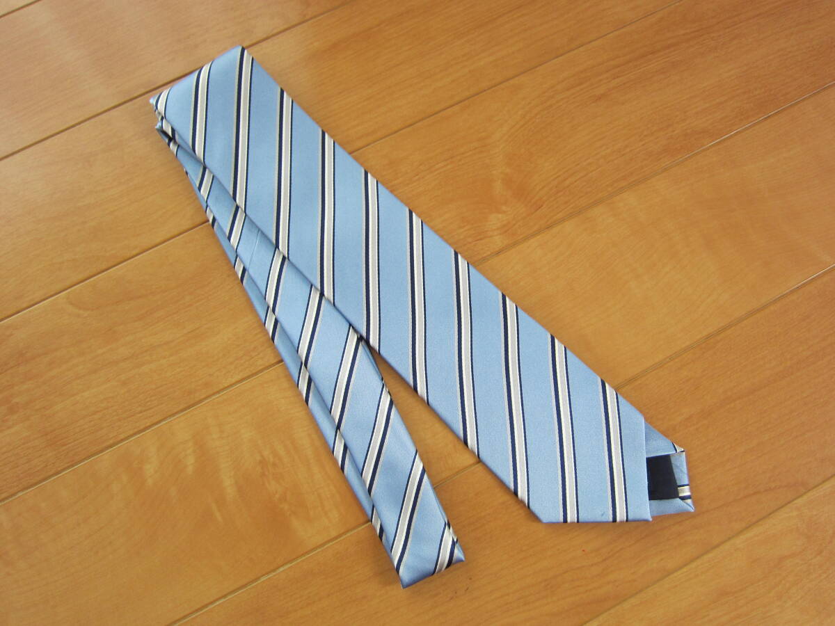 未使用 john links ジョンリンクス ネクタイ シルク ストライプ柄拍卖